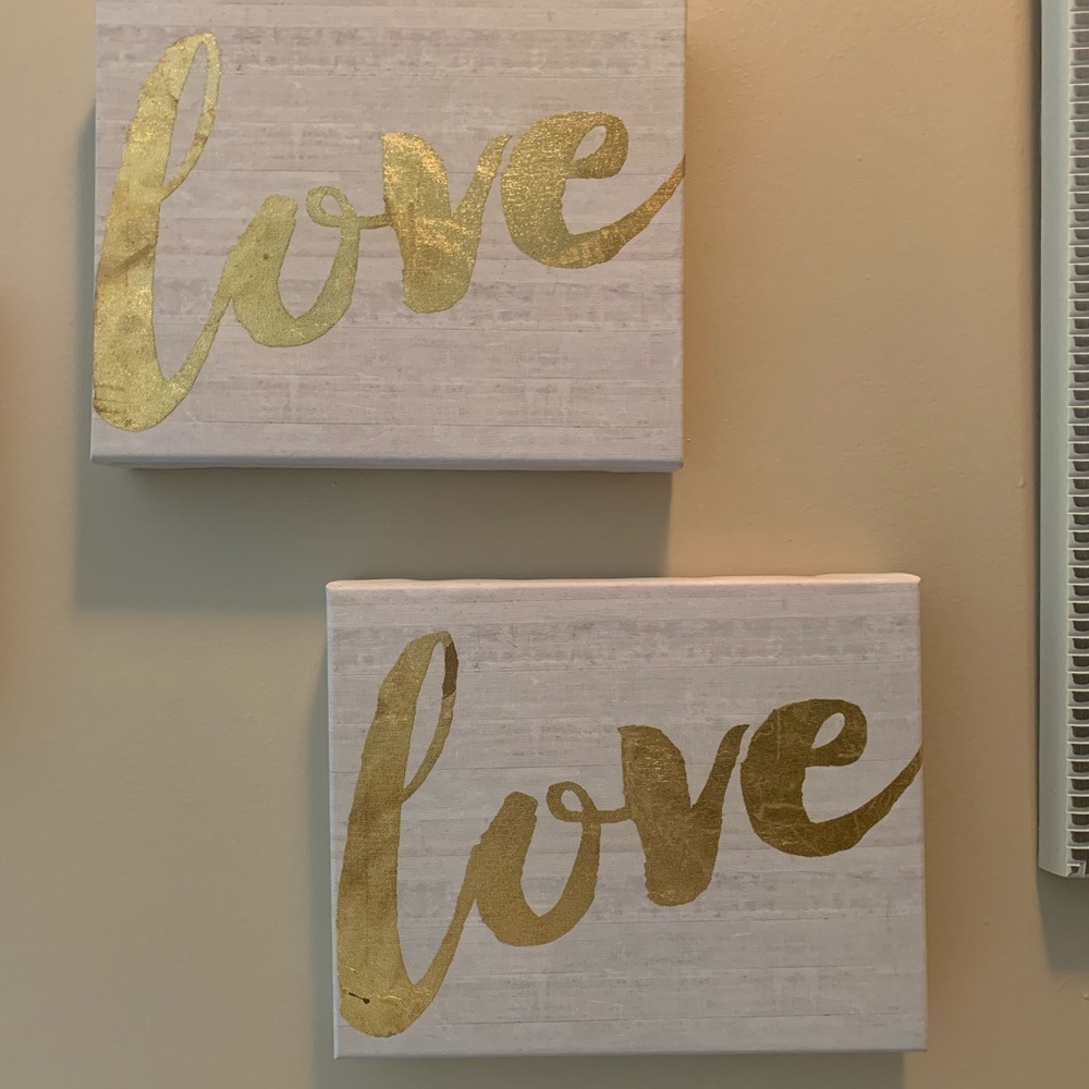 “Love” Art Canvass